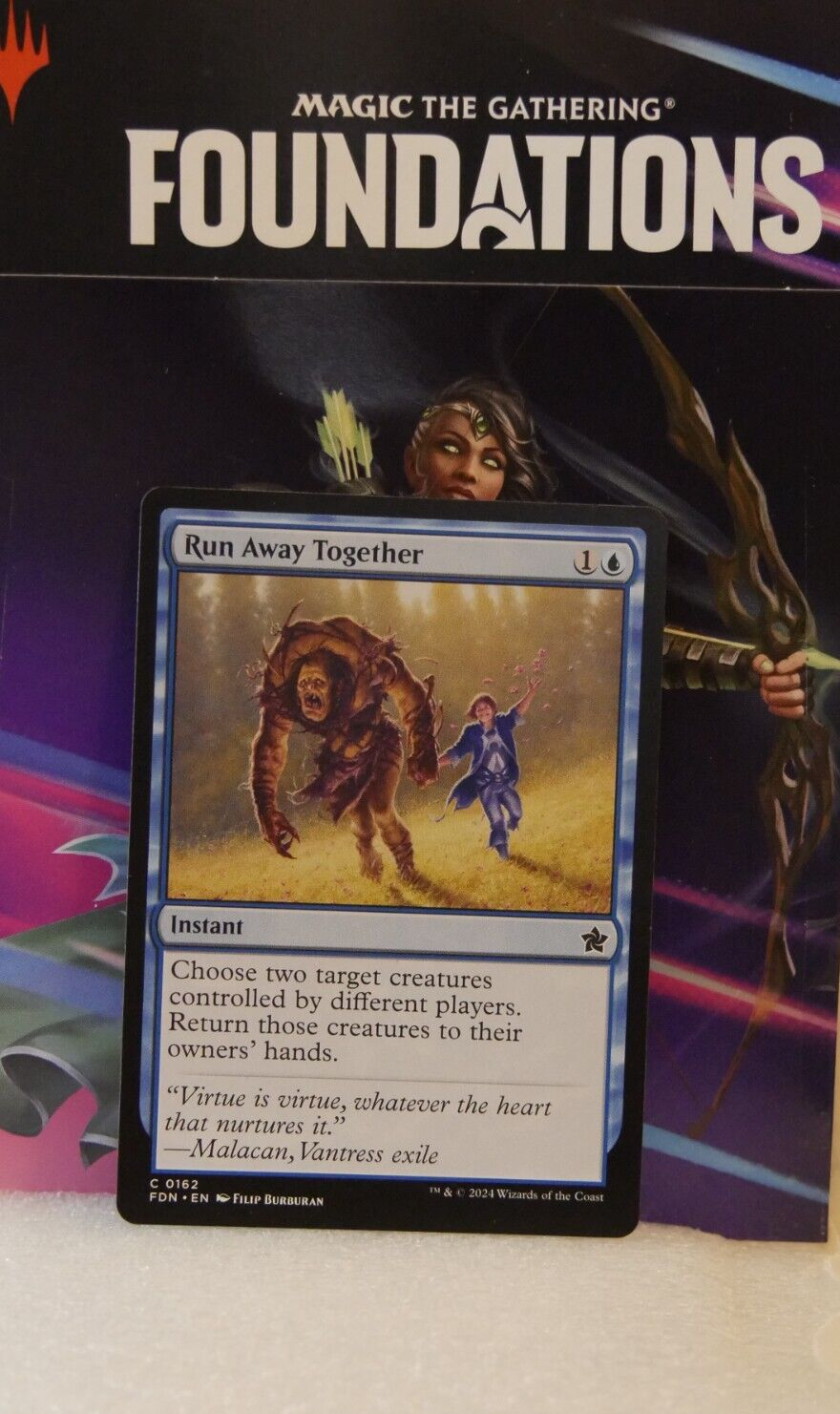 MTG Foundations FDN Blue Commons Uncommons You Pick Choose Your Card
