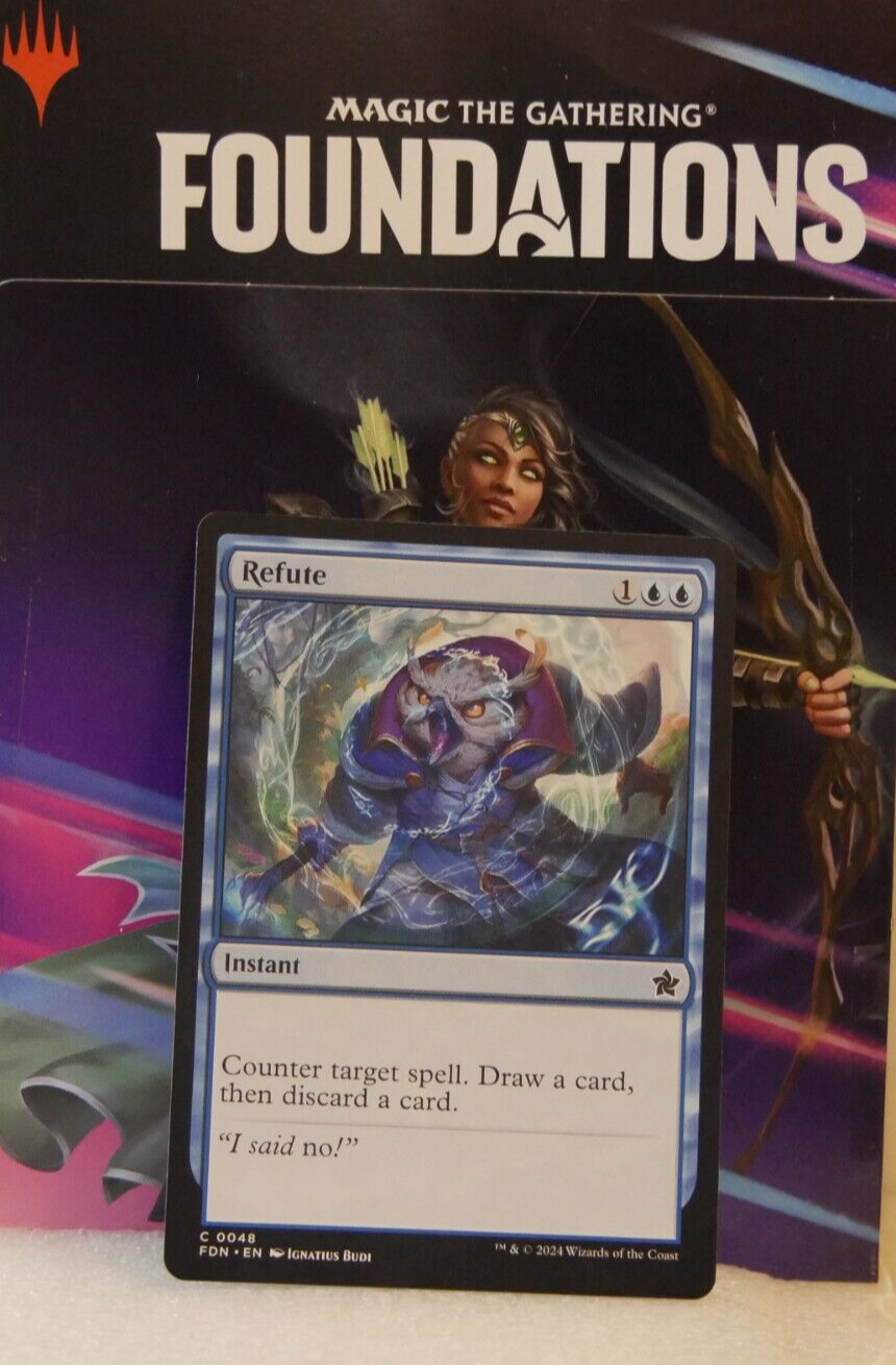 MTG Foundations FDN Blue Commons Uncommons You Pick Choose Your Card