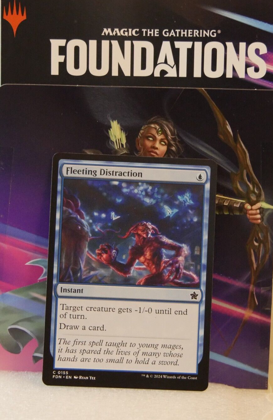 MTG Foundations FDN Blue Commons Uncommons You Pick Choose Your Card