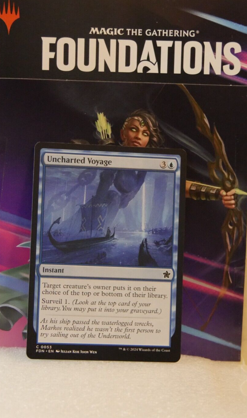 MTG Foundations FDN Blue Commons Uncommons You Pick Choose Your Card