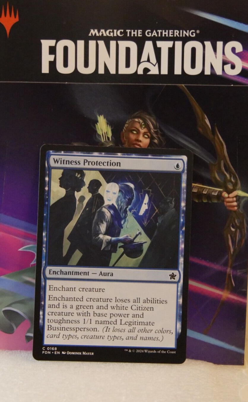 MTG Foundations FDN Blue Commons Uncommons You Pick Choose Your Card
