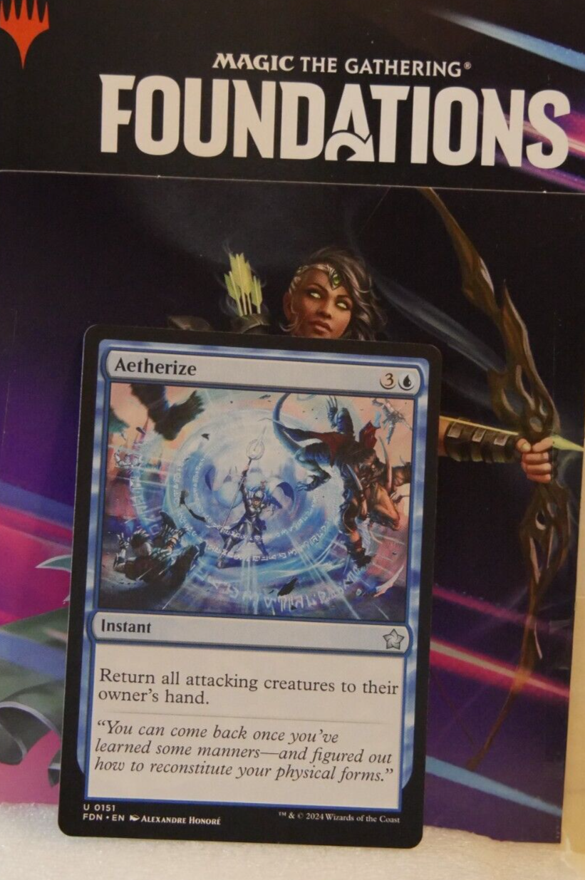 MTG Foundations FDN Blue Commons Uncommons You Pick Choose Your Card