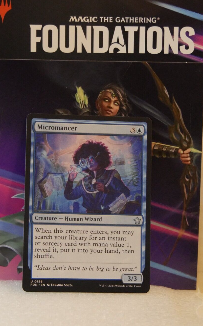 MTG Foundations FDN Blue Commons Uncommons You Pick Choose Your Card