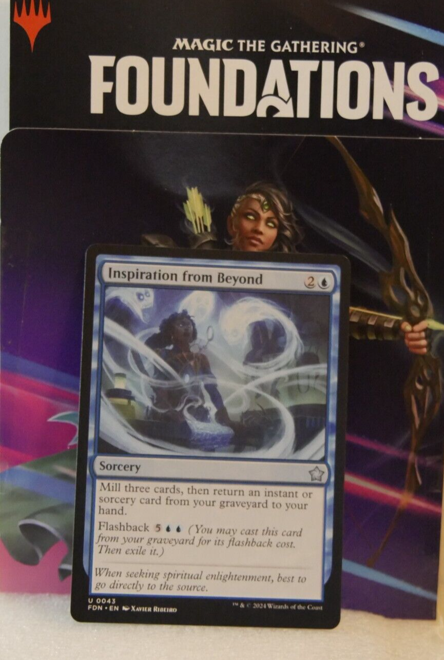 MTG Foundations FDN Blue Commons Uncommons You Pick Choose Your Card