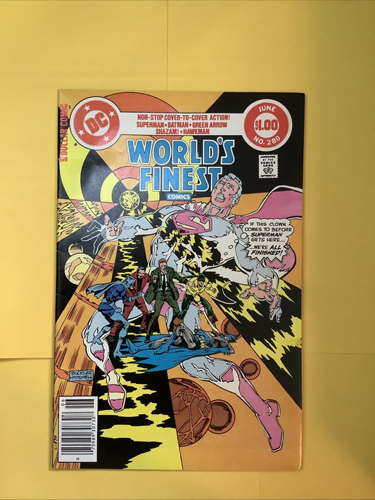 World’s Finest Comics #280 comic book cover (DC Comics 1982 Newsstand Edition)
