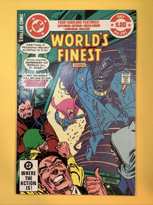 World's Finest #281 (1982) DC Comics Direct Edition cover
