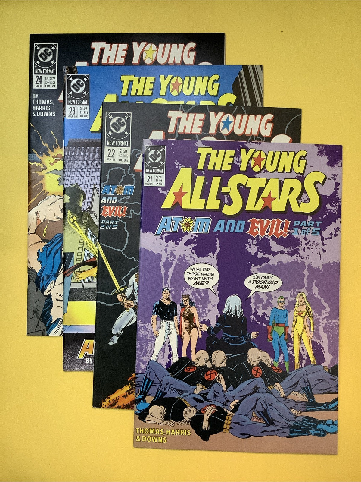 Young All Stars 21 22 23 24 DC comic bundle Atom and Evil storyline
