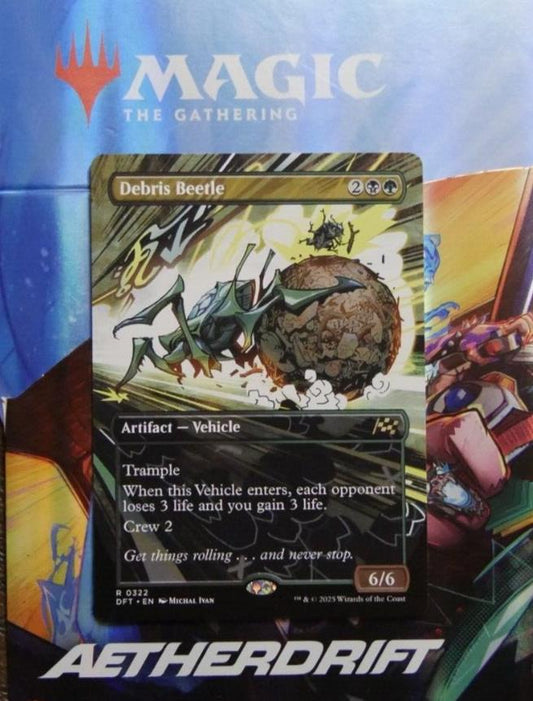 Debris Beetle DFT 322 Borderless Regular MTG card DM Vault Co.