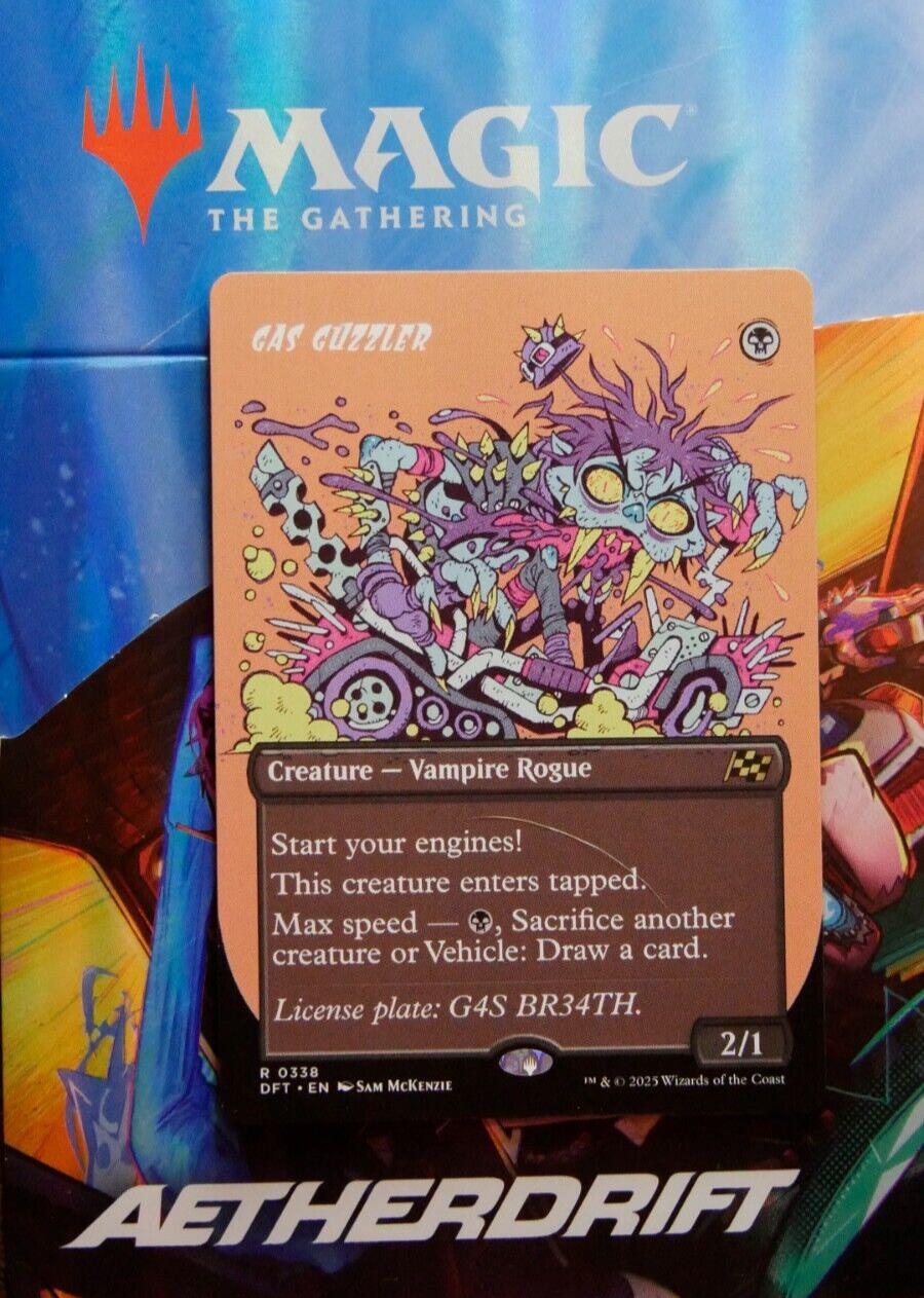 Gas Guzzler extended art rare Aetherdrift Magic card
