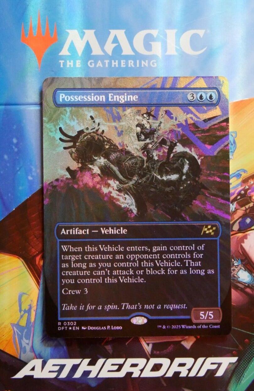Possession Engine DFT 302 Borderless Foil MTG card DM Vault Co.