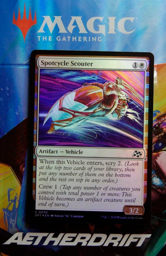 Spotcycle Scouter — Aetherdrift — Foil Common — 030
