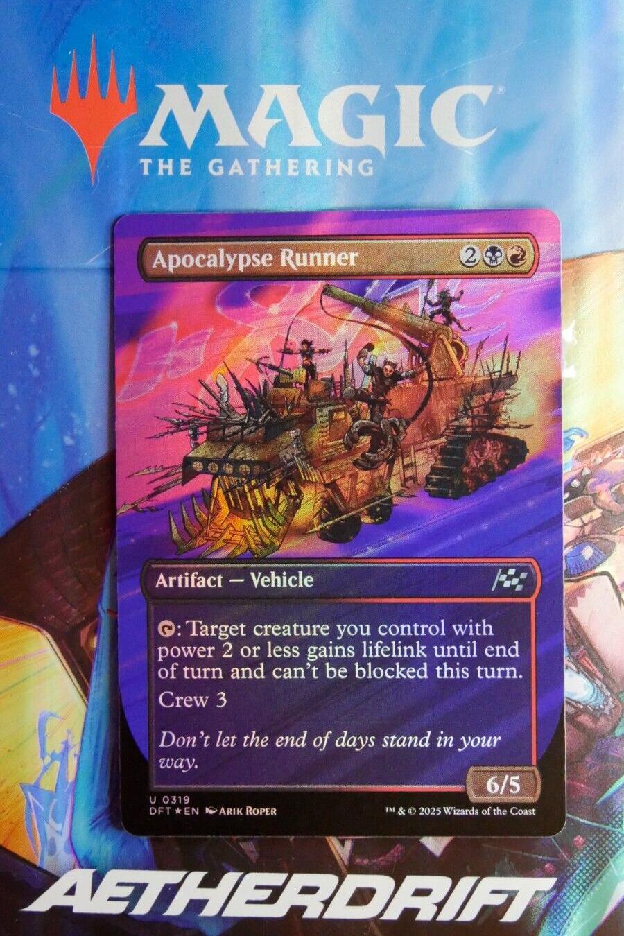 MTG DFT: Apocalypse Runner (Artifact Vehicle) Aetherdrift Uncommon Foil 0319