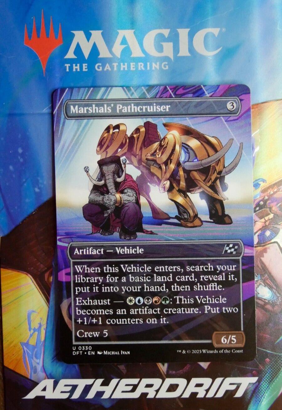 Marshals' Pathcruiser — Aetherdrift — Full Art Uncommon — 330
