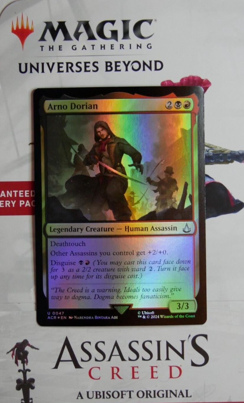 Arno Dorian #47 Foil from Universes Beyond: Assassin's Creed.