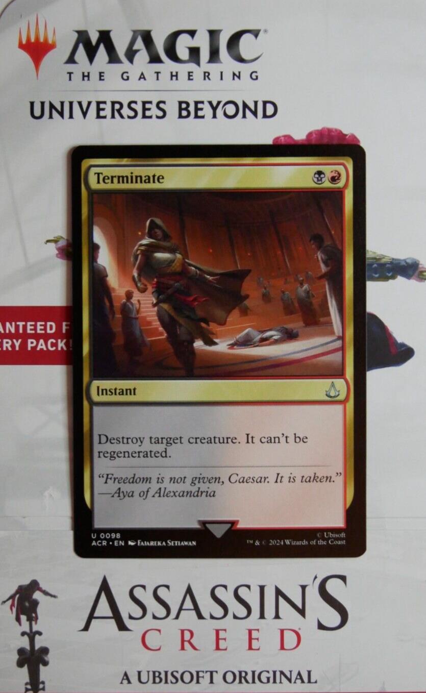 Terminate Assassin’s Creed Universes Beyond MTG instant card 0098