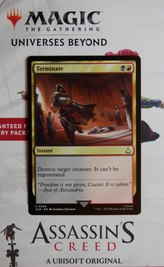 Terminate Assassin’s Creed Universes Beyond MTG instant card 0098