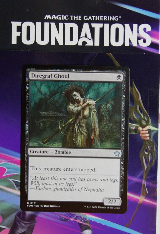 Diregraf Ghoul uncommon Foundations Magic the Gathering card