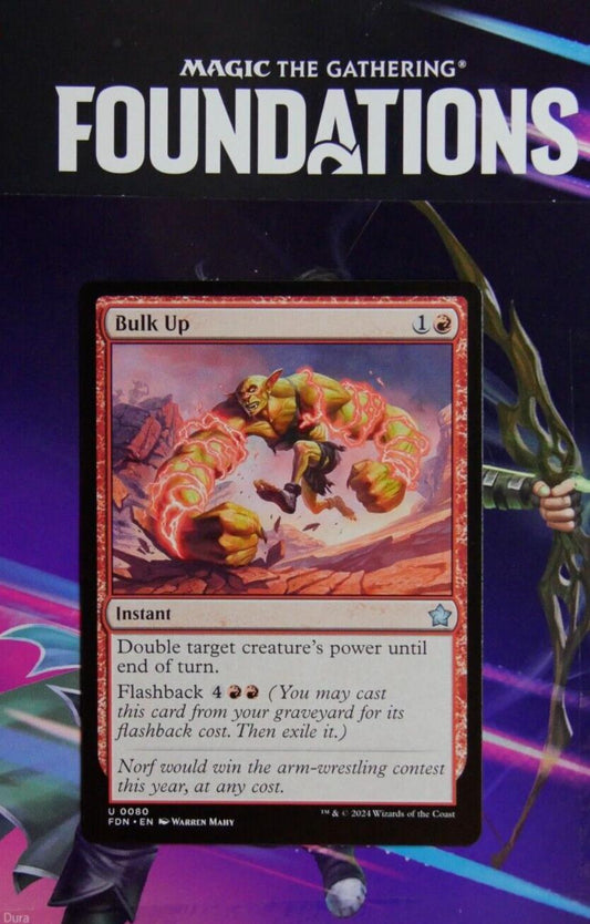 MTG FDN: Bulk Up (Instant) Regular Uncommon 0080 Foundations