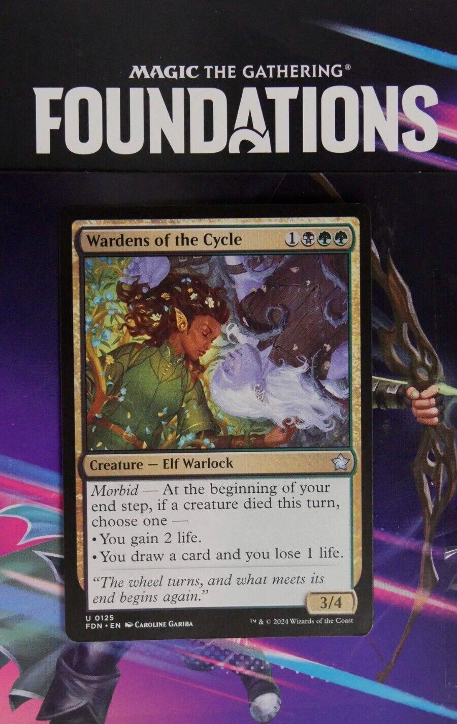 Wardens of the Cycle FDN #125 Regular from Magic: The Gathering Foundations.