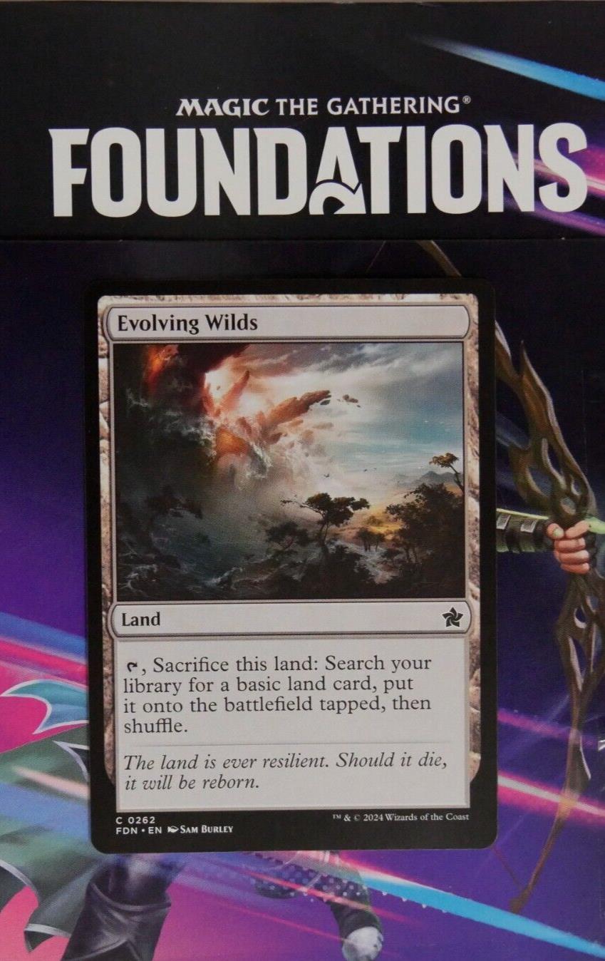 Evolving Wilds FDN 0262 MTG card from DM Vault Co.