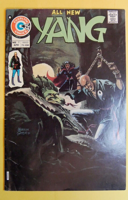 Yang #7 (1975) Charlton Comics comic book cover
