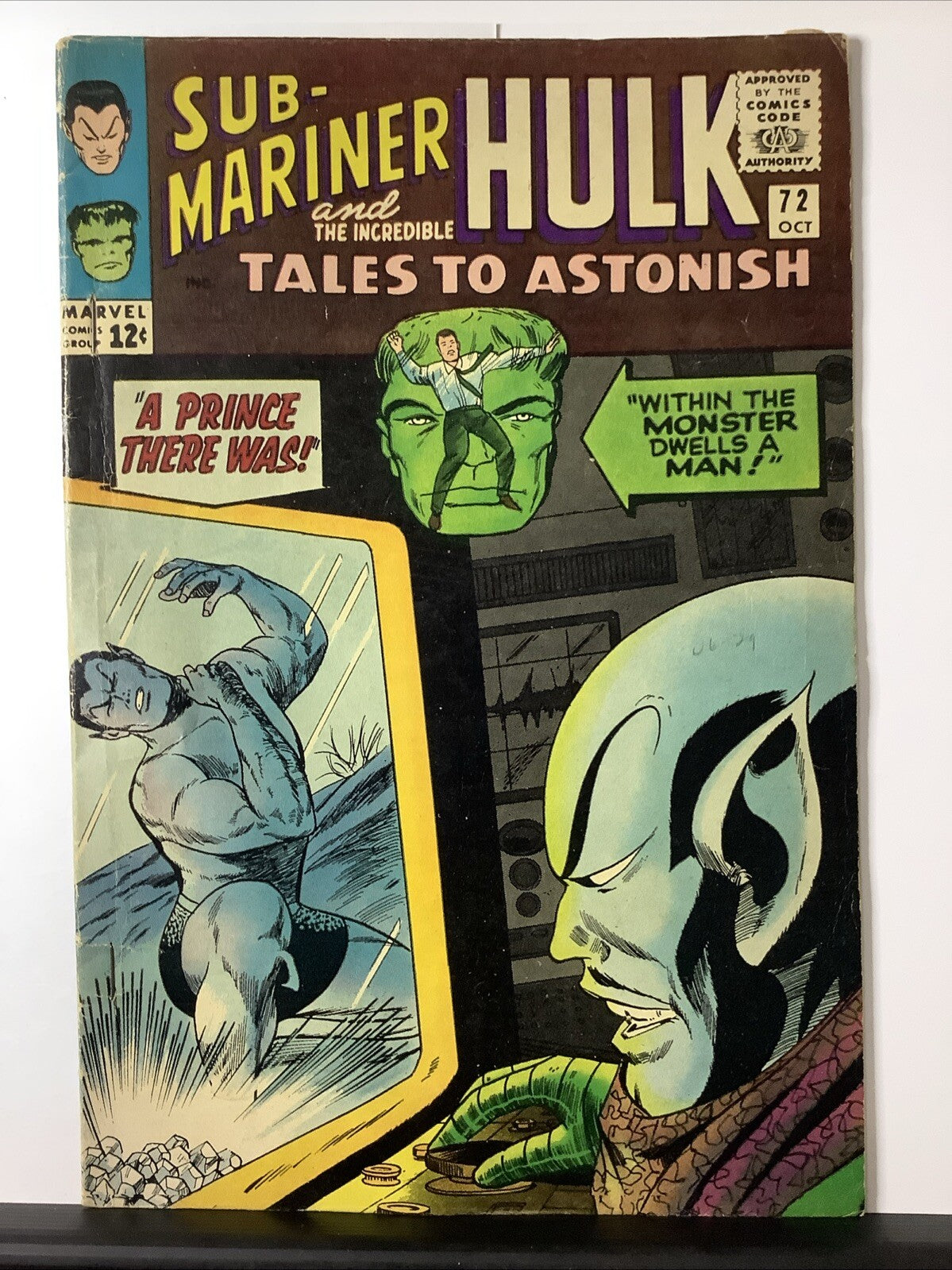 Tales to Astonish #72 comic book cover (Marvel Comics 1965)
