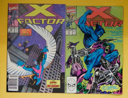 X-Factor 56 57 1990 Archangel Ravens Reflections bundle covers