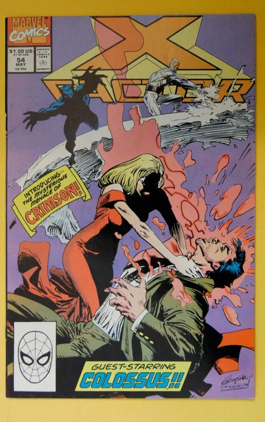 X-Factor #54 (1990) Marvel Comics comic book cover