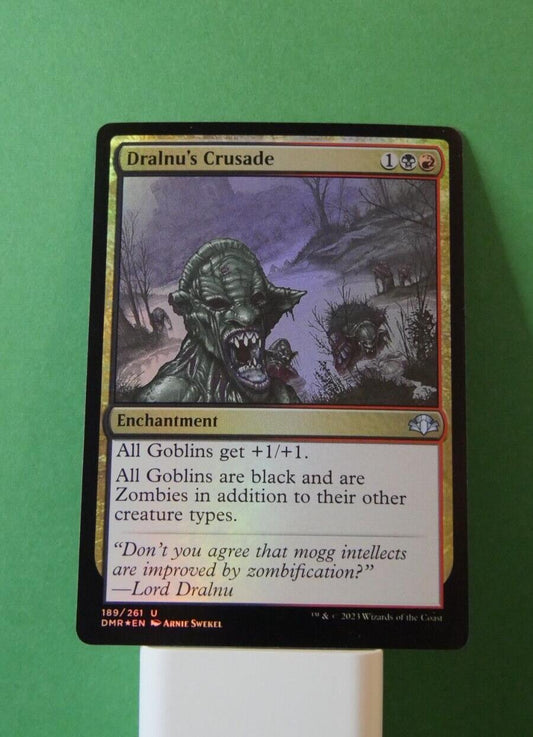 MTG DMR: Dralnu's Crusade (Enchantment) Dominaria Remastered Foil 189/261