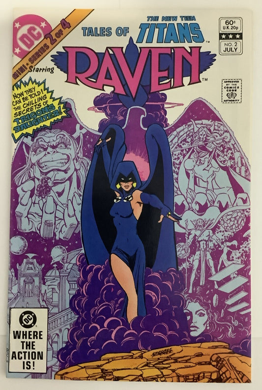 Tales of the New Teen Titans #2 (1982) — Raven — Direct Edition — DC Comics
