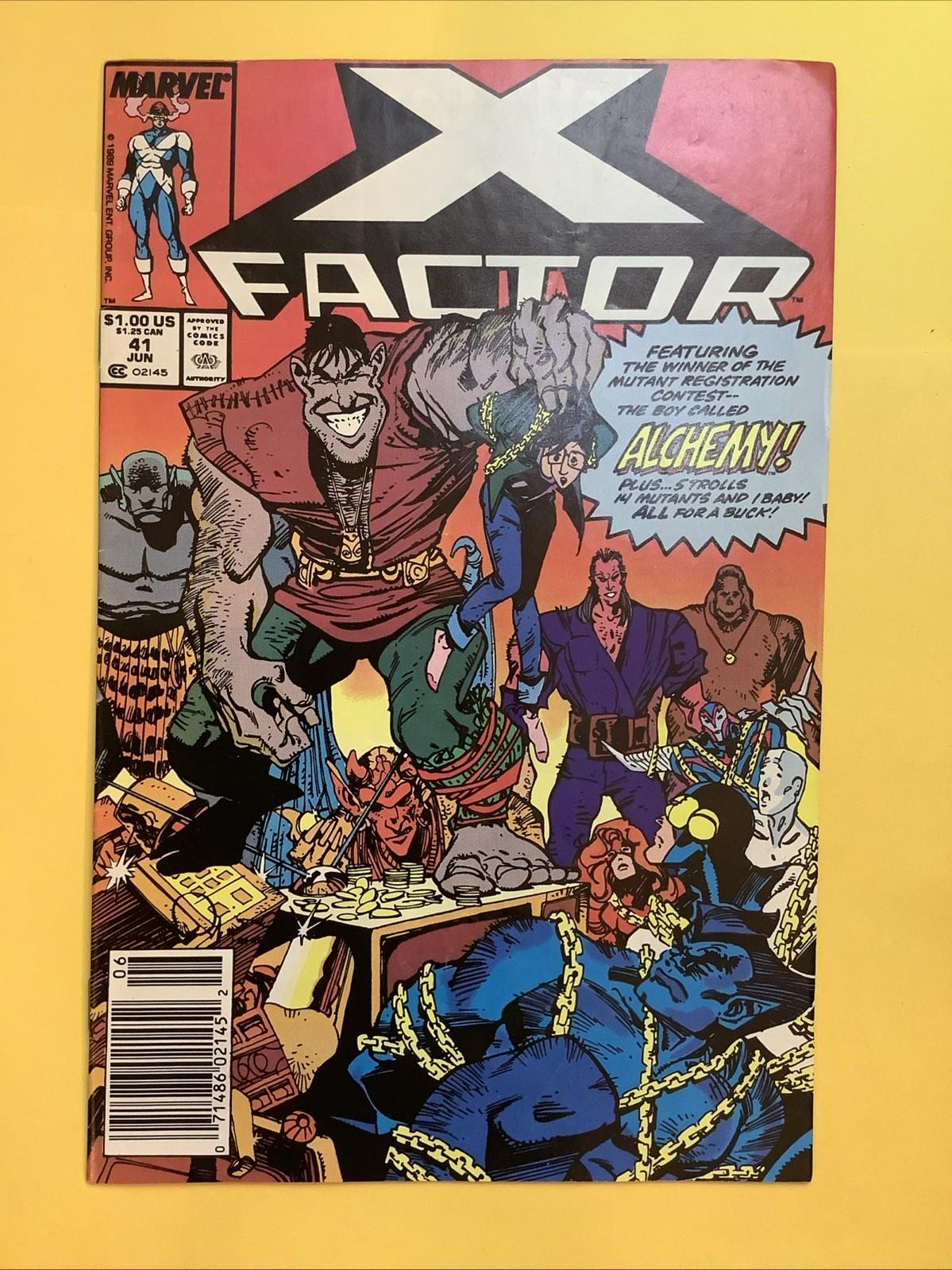X-Factor #40 41 42 Marvel 1989 Liefeld Art