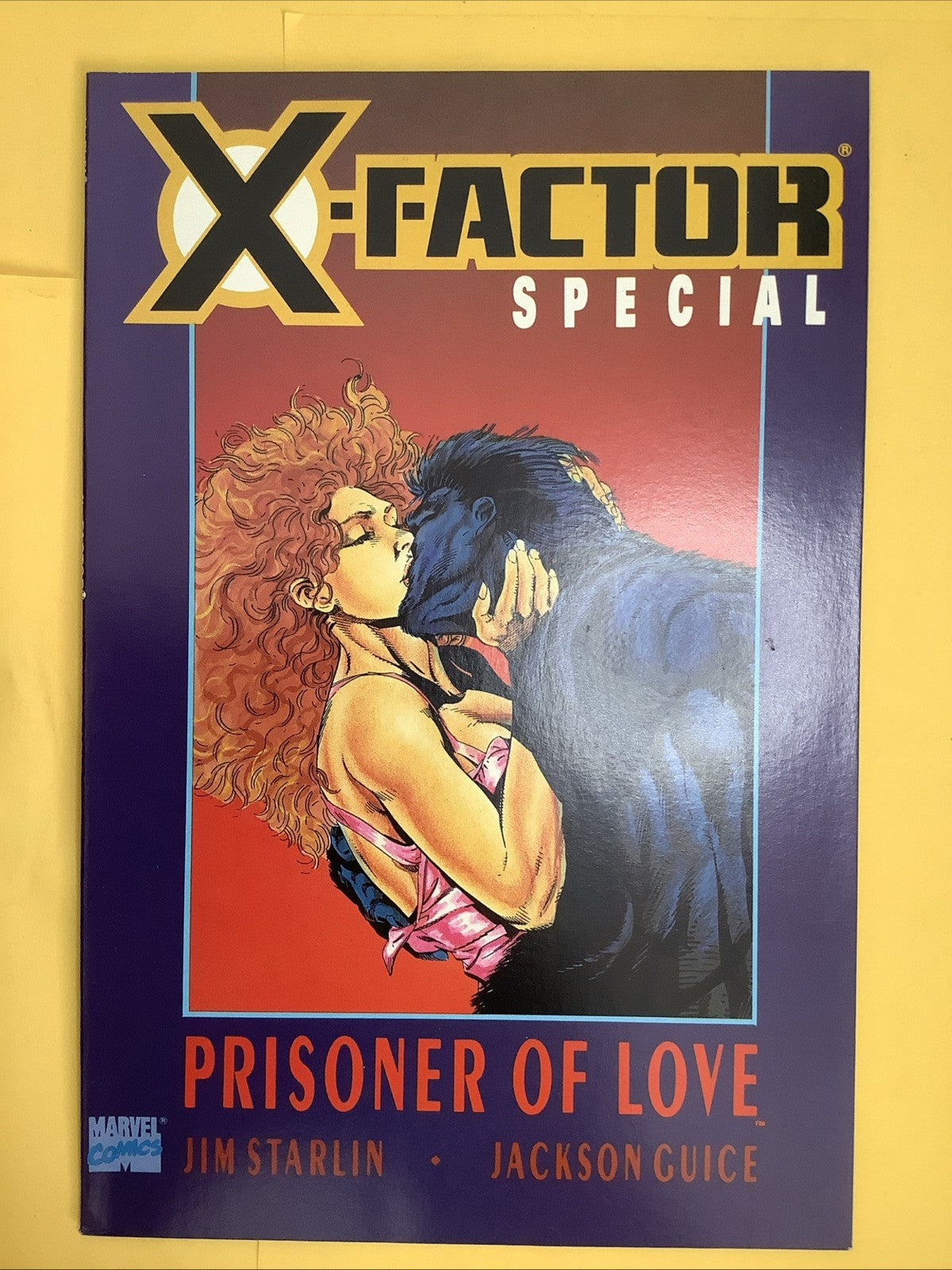 X-Factor: Prisoner of Love (1990) Marvel Comics graphic novel first printing cover
