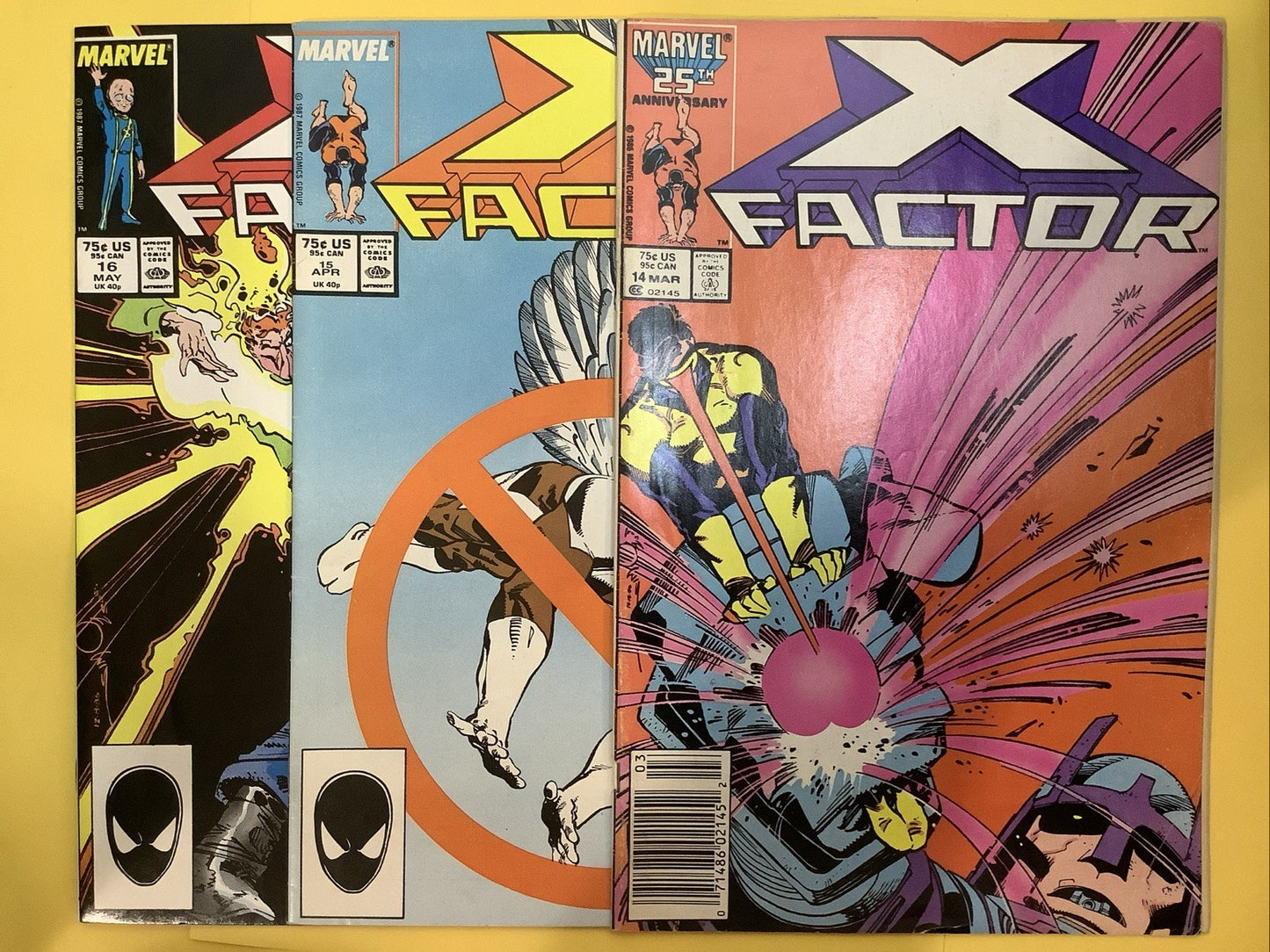 Marvel Comics: #14/15/16 Lot (1987 MAR/APR/MAY) Cameo Four Horseman