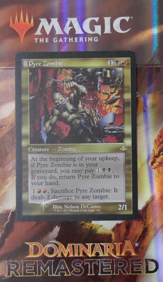 Pyre Zombie (DMR 362) retro frame foil Magic: The Gathering card
