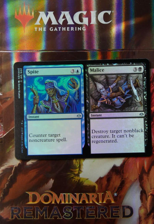 Spite // Malice — Dominaria Remastered — Foil Uncommon — DM Vault Co.

