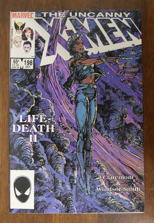 The Uncanny X-Men #198 (1985) Direct Edition LifeDeath II cover featuring Storm
