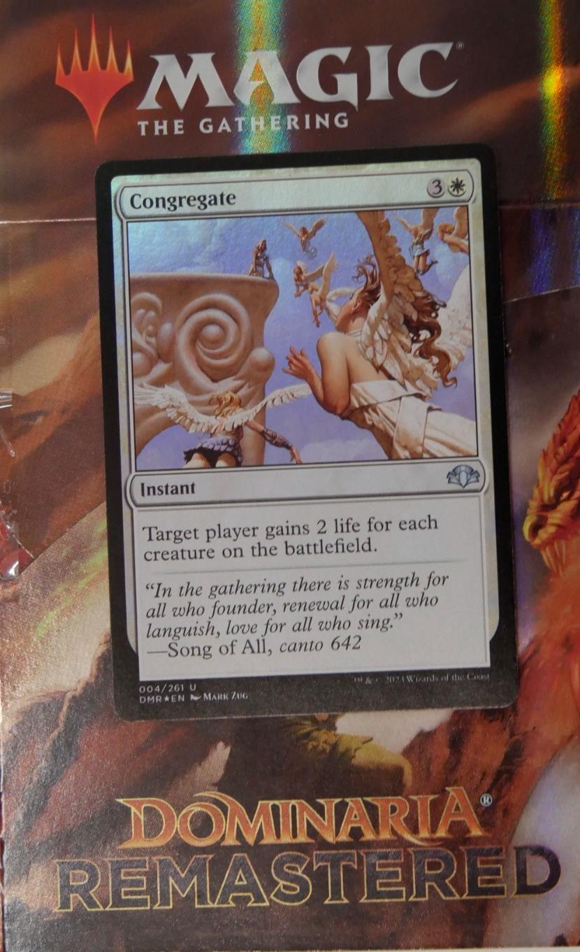 Congregate DMR #4 Foil Life Gain MTG Card DM Vault Co