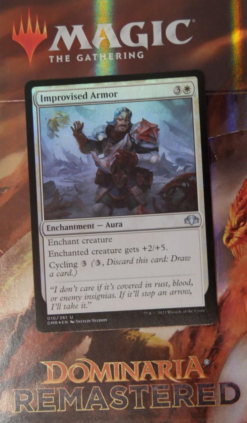 Improvised Armor DMR #10 Foil Cycling MTG Card DM Vault Co