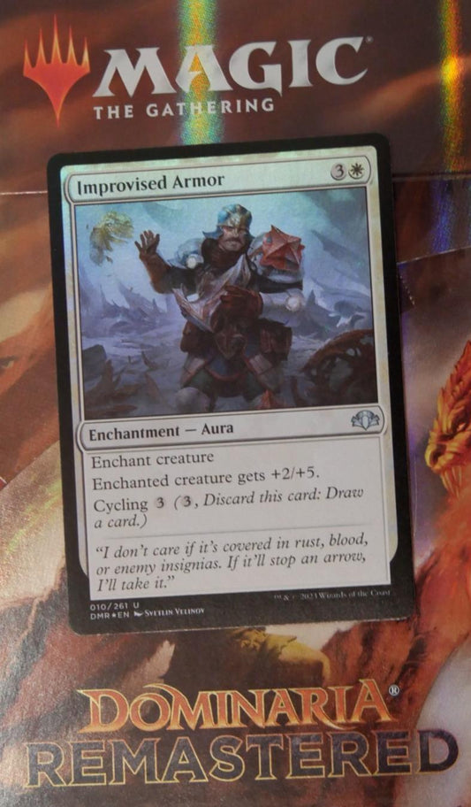 Improvised Armor DMR #10 Foil Cycling MTG Card DM Vault Co