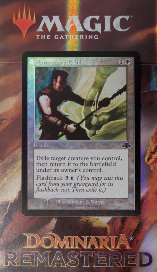 MTG DMR: Momentary Blink (Instant) Dominaria Remastered Retro Frame Foil Common