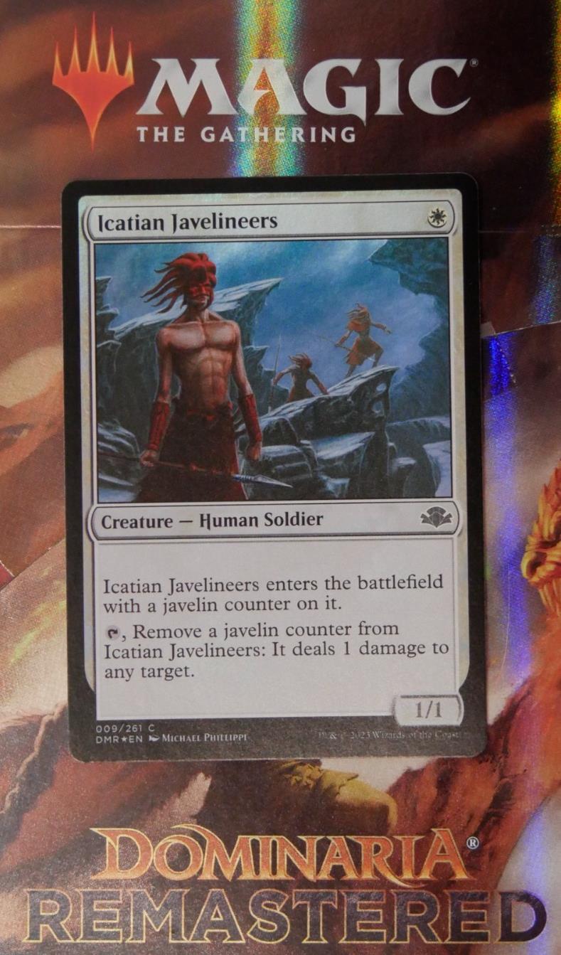 Icatian Javelineers DMR #009 Foil from Dominaria Remastered.