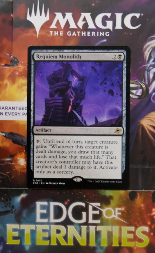 Requiem Monolith MTG card from Edge of Eternities EOE 13 by DM Vault Co