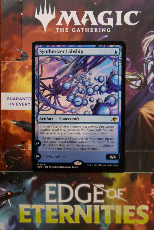 Magic the Gathering Synthesizer Labship artifact rare card from Edge of Eternities