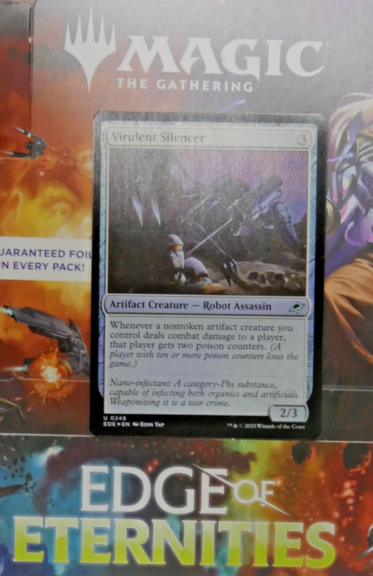 Virulent Silencer – Edge of Eternities Foil Uncommon MTG Artifact
