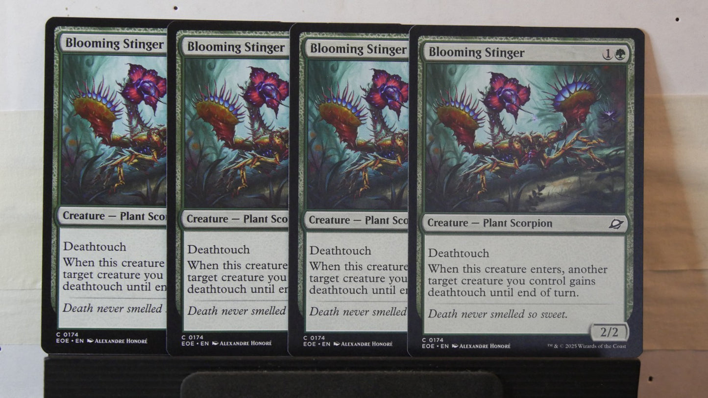 MTG EOE: BLOOMING STINGER x4 (Creature) Edge of Eternities Regular Common 0174