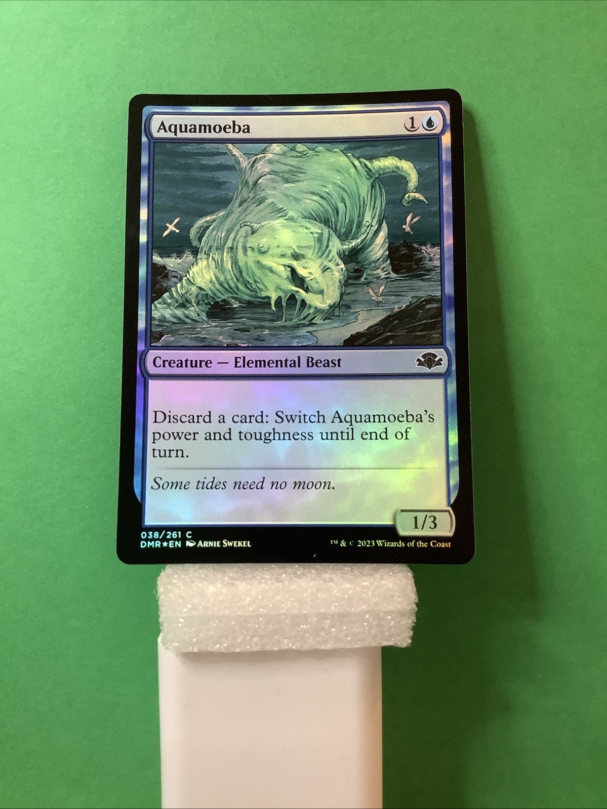 Aquamoeba Dominaria Remastered 038 Foil from Dominaria Remastered.