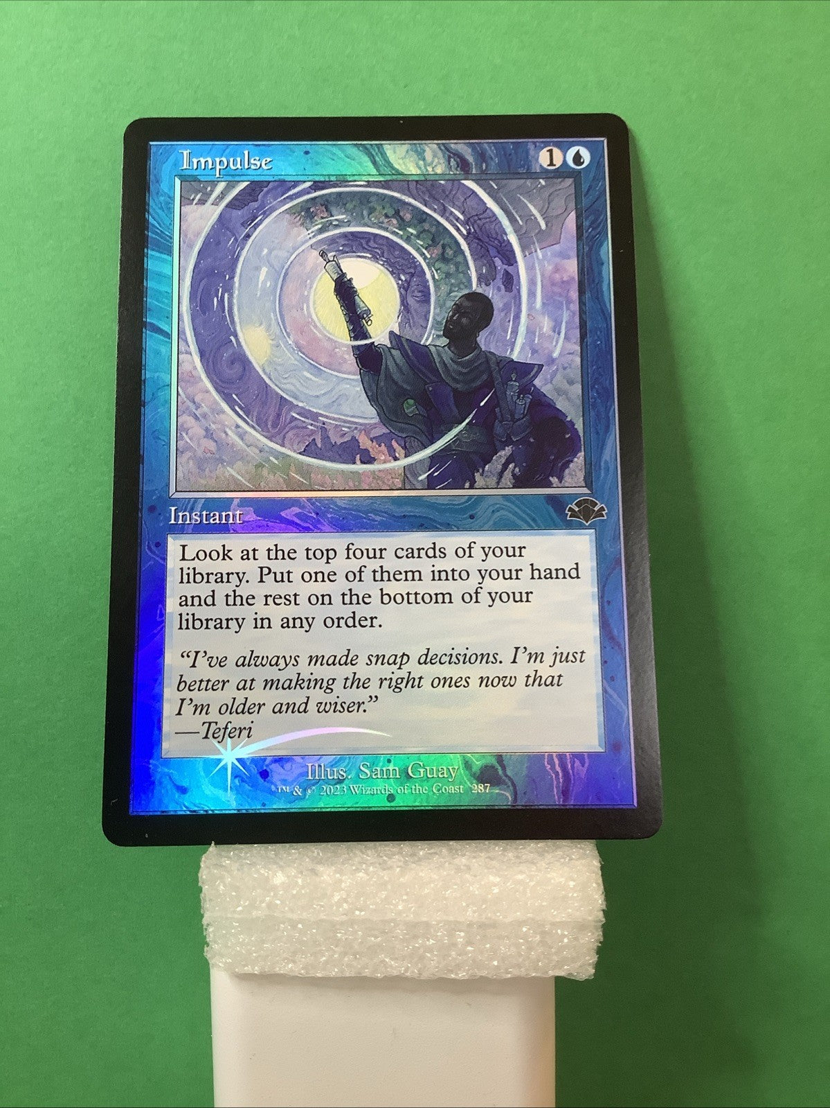 Impulse Dominaria Remastered 287 Retro Frame Foil from Dominaria Remastered.