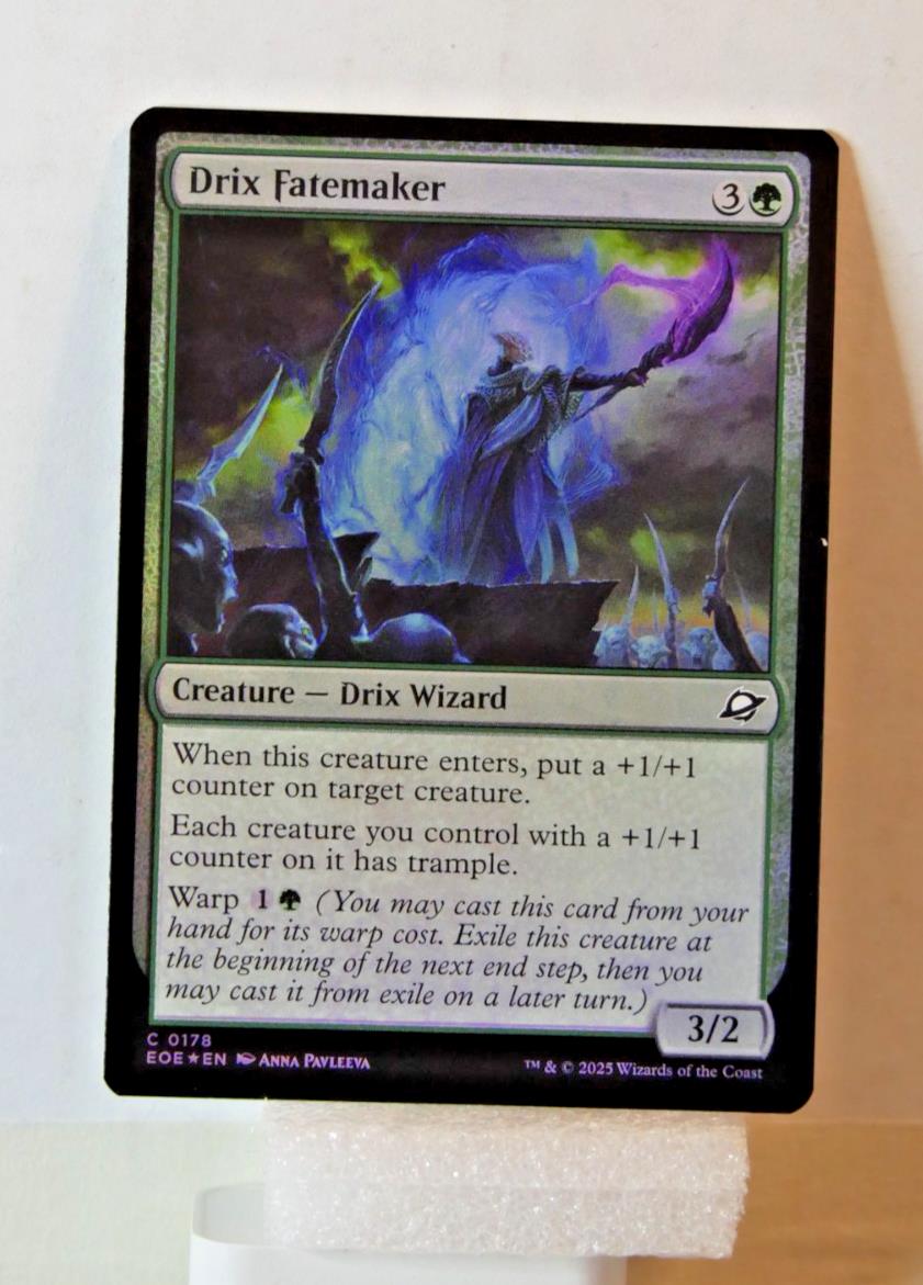 MTG EOE: Drix Fatemaker (Creature) Edge of Eternities Regular 0178 Foil