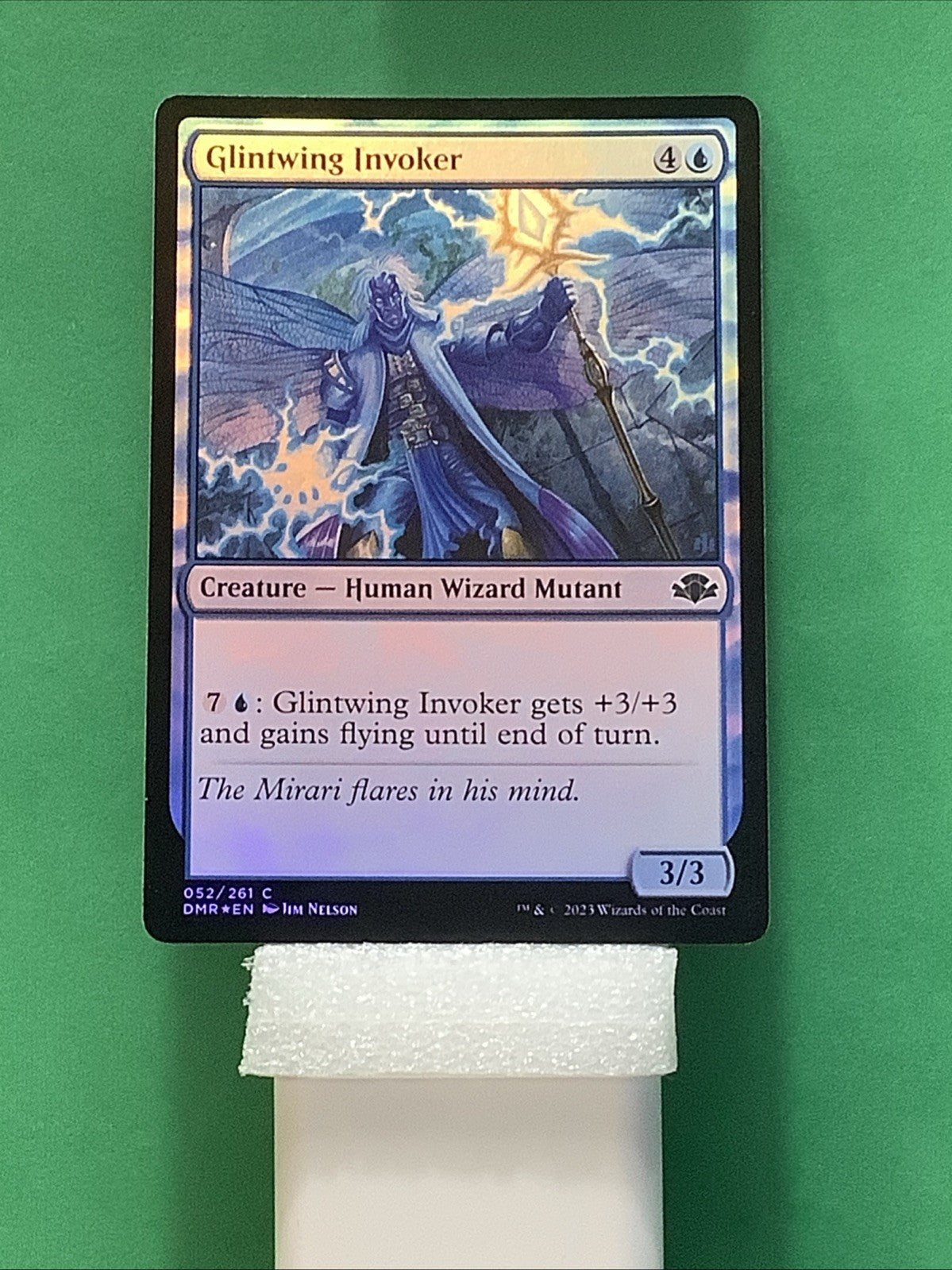 Glintwing Invoker Foil MTG card from Dominaria Remastered DMR 52 by DM Vault Co