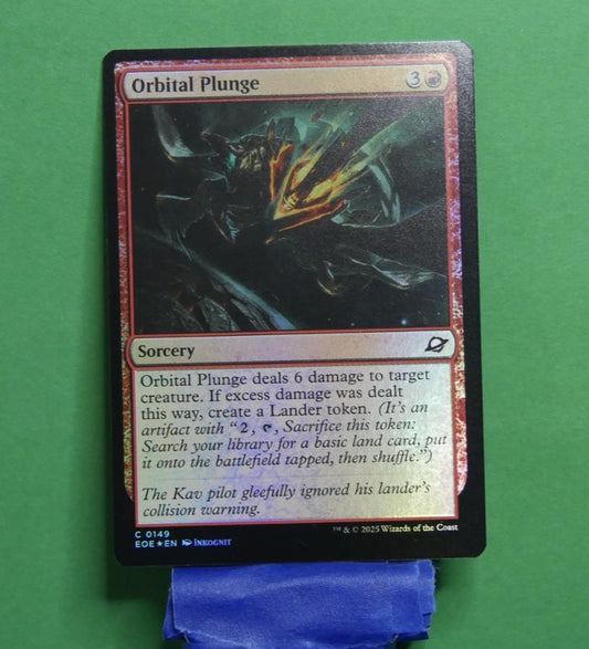 Orbital Plunge foil Magic the Gathering Edge of Eternities sorcery